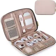 BAGSMART Large Electronics Organizer Travel Case, Travel Essentials, Cord Org...