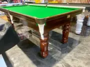 NEW Slate Pool Snooker Billiard Table Walnut With Olive Green Felt BALLINA AREA