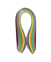 Multicolor Quilling Paper Strips Set-36Colors 180pcs- Length21inch-Quilling S...