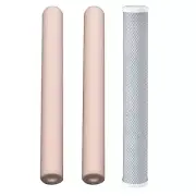 20"x2.5" 2x Spun Sediment Water Filters + 5uM Carbon Reverse Osmosis Pre-Filter