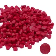 300Pcs Wax Seal Beads, Red Sealing Wax Beads,Octagon Wax Sealing Beads for Wax S
