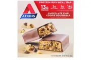 Atkins Meal Chocolate Chip Cookie Dough Bars