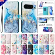 For Google Pixel 6 7 8 9 Pro XL 9A 8A 7A 6A 5A 4A Leather Flip Case Wallet Cover