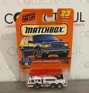 MATCHBOX - #23 - EXTENDING LADDER FIRE TRUCK - 1997 - DIECAST CAR *MOC*