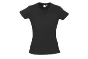 Womens PLAIN T-SHIRT 100% COTTON Tee Short Sleeve Basic Ladies Top Blank