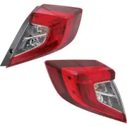 For 2016 17 2018 Honda Civic Tail Light Driver and Passenger Side Pair LED CAPA (for: Honda Civic)