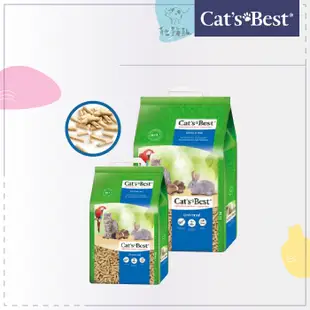 【CAT&apos;S BEST凱優】藍標崩解木屑砂20L，11kg(單包) (10折)