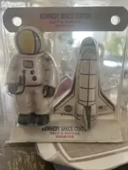Nasa Space Capsule & Spaceman Ceramic Salt and Pepper Shakers United States