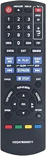 AULCMEETF New N2QAYB000577 Replacement Remote Control Work for Panasonic Blu-Ray DVD PLayer N2QAYB000577 DMP-BD75EB DMP-BD75