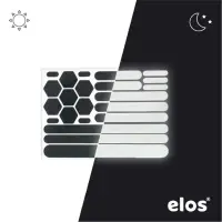 在飛比找momo購物網優惠-【Elos 都會滑板】Elos戶外用黑色高亮度反光貼(安全貼