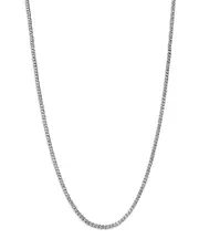 Bloomingdale's Fine Collection Certified Diamond Classic Tennis Necklace in 14K White Gold, 5.0 ct. t. w.