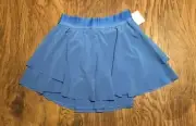 NEW Women Lululemon Court Rival High-Rise Tennis Skirt Tall Blue Nile Size 2-4-6