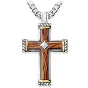 'Rooted In Faith' Diamond Men's Pendant