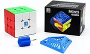 TUNJILOOL Moyu MeiLong 3m V2 Magic UV Coating Speed Cube Stickerless Magnetic Cubes 3x3x3 Easy Turning for Adults and Kids