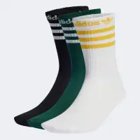 在飛比找momo購物網優惠-【adidas 愛迪達】襪子 中筒襪 運動襪 3雙組 三葉草