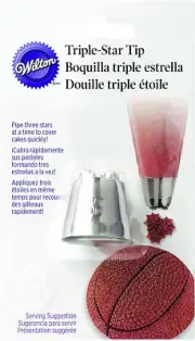 Wilton 418-9617 Triple Star Icing Tip