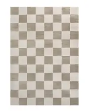 JONATHAN Y Thea Modern Geometric Checkerboard High-Low Area Rug