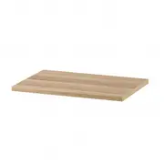 KOMPLEMENT Shelf, white stained oak effect, 50x35 cm