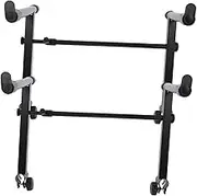 QUMIIRITY 2Sets Electronic Keyboard Stand Raised Brackets for Stability and Durability Non Slip Design present for Keyboard Enthusiasts Suitable for All