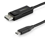 StarTech 6ft [2m] USB C to DisplayPort 1.4 Cable 8K 60Hz/4K - Reversible DP to
