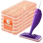 Power Scrubbing Reusable Mop Pads for Swiffer WetJet Mops (6 Pack), Wet Jet R...