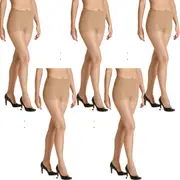 x5 Voodoo Glow Control 8 Denier Golden Glow Stockings Tights Pantyhose H30552
