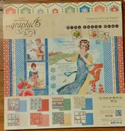Graphic Home Sweet Home 12 x 12 Papercrafting Pad NEW Sealed