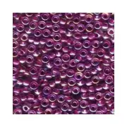 Miyuki Seed Beads 6/0 Raspberry Lined Crystal AB 6-264 Glass 20g in a Tube Round