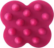 Shampoo Brush Kenzan Soft - Silicone Scalp Massager with Spiky Nodes - Manual/Hand-Powered - Rolling Massage Therapy Technique