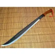 aranyik machete 20" survival thai vintage curved blade sword knife full tang