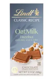 New Lindt Classic Oatmilk Non Dairy Oat Hazelnut Chocolate 3.5oz (1-Bar)