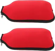 Toddmomy 2pcs Pickle Racket Cover Racket Pouch Paddle Jacket Racket Enclosure for Paddle Table Tennis Racket Bag Racket Sheath Paddle Holder Paddle Cover Racket Sleeve Red Neoprene