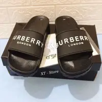 在飛比找蝦皮購物優惠-[真實圖像 + 視頻] BURBERRY 時尚橡膠鞋底 5 