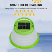 Solar Powered Camping LED Light Lantern Rechargeable Tent Lamp Bulb Outdoor