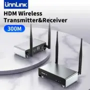 300M Wireless HDMI KVM Extender Video Transmitter Receiver 1 to 8 Splitt