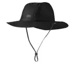 【【蘋果戶外】】OUTDOOR RESEARCH OR279927 0001 HELIUM RAIN FULL BRIM HAT 防水抗紫外線透氣中盤帽 圓盤帽