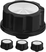 CATIEBYE 4pcs Replacement Stove Knobs for Gas/Electric Oven Cooktop Heat Tolerant Easy Install Ergonomic Grip