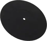 KALLORY Vinyl Turntable Protective Mat Silicone Static Slipmat for Record Players Reduce Vibration Lightweight Cushion for Vinyl Records Enhance Sound Quality