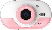 8MP ren Digital Camera Camera with Front and Rear Dual Cameras 2.4 Inch IPS HD Screen One-Click P/Video Self- r for 5s Pink