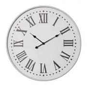 [James Lane] Parker Wall Clock White - 80cm