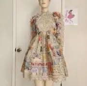 Zimmerman Cosmic Zodiac Doily Mini Dress Size 2(US Size 6)