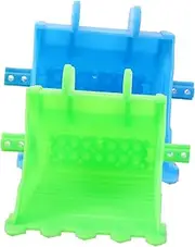 ibasenice 2pcs Boys and Girls Educational Excavator Model Digger Bucket Toy Accessory Easy Assembly
