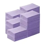 500 Purple Dental Bibs Dental Bibs Disposable 3Ply Tattoo Bibs Tray Covers 13 x