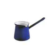 Urban Style 250ml Enamelware Turkish 5 Coffee Pot Chai Latte Warmer w/Handle BLU