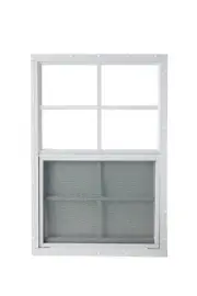 Shed window--18 x 27 flush mount vertical slider w/ screen