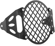 REARACE Motorcycle Headlight Guard Compatible with 2017-2023 Royal Enfield Himalayan Headlight Grille Protection Cover