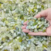 2 lbs Jade Rocks for Plants Indoor, 3/8 inch Small Pebbles for Indoor Plants,...