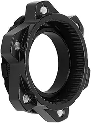POENVFPO Centerlock Adapter, Centerlock to 6 Fitting Adapter Lockring Aluminium Alloy Axle Hub for Thru Axle Hub (Black)
