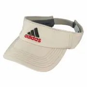 NEW! adidas Men's CLIMALITE Weekend Warrior Golf/Pickleball Visor-Bone/Vivid Red