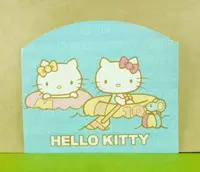 在飛比找樂天市場購物網優惠-【震撼精品百貨】Hello Kitty 凱蒂貓 造型卡片-藍